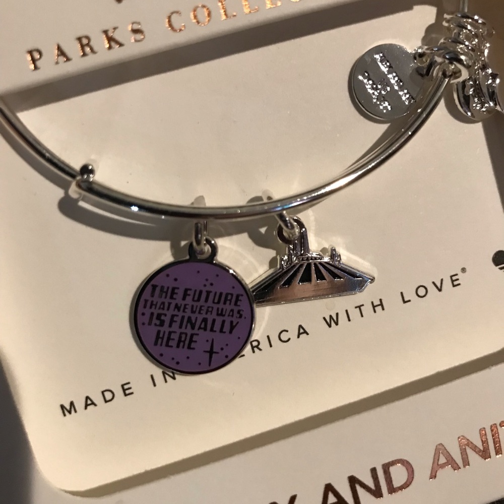 Disney’s Alex and Ani Space Mountain Silver Bracelet
